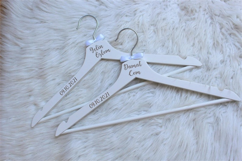 Personalisierter Kleiderbügel | Hochzeit | Verlobung | Geschenk | Trauzeugin | individuell