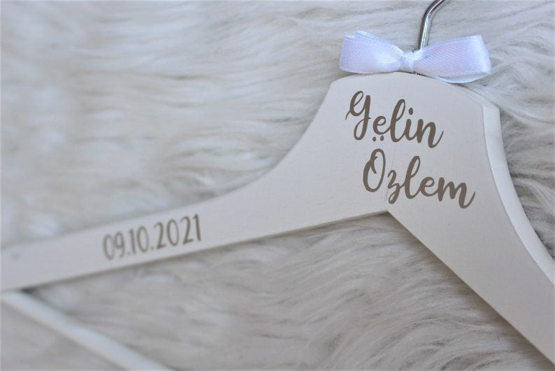 Personalisierter Kleiderbügel | Hochzeit | Verlobung | Geschenk | Trauzeugin | individuell