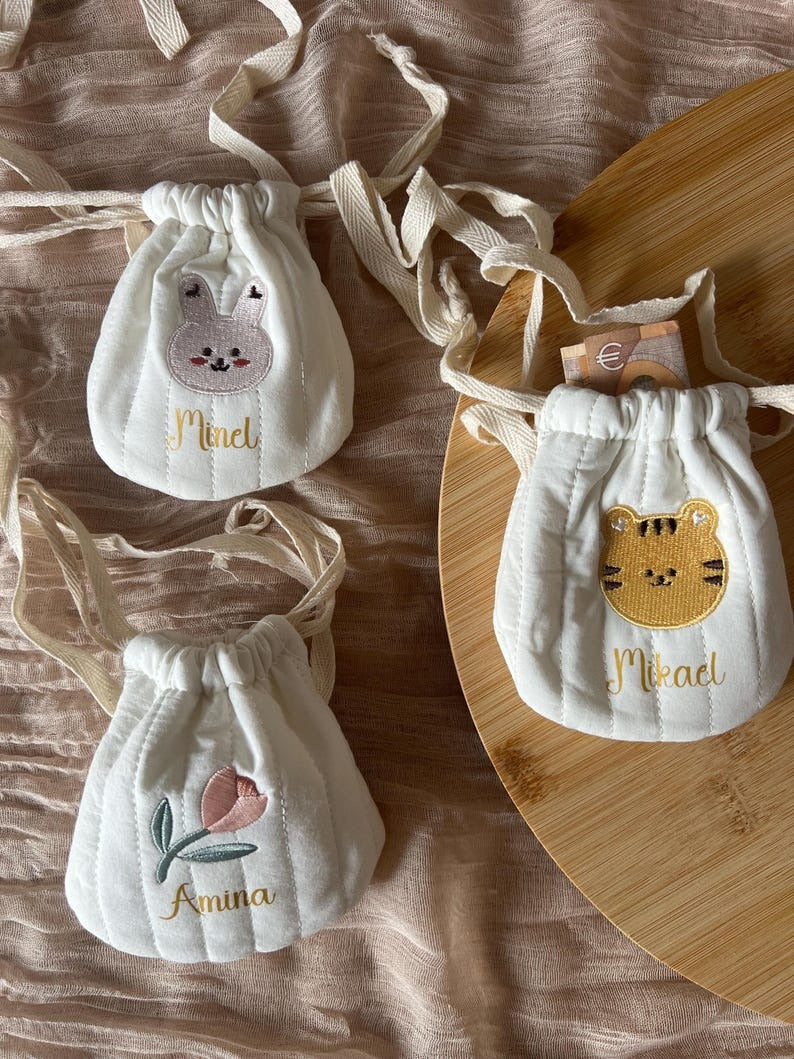 Brustbeutel für Ramadan für Kinder Personalisiertes Geschenk Brusttasche Name