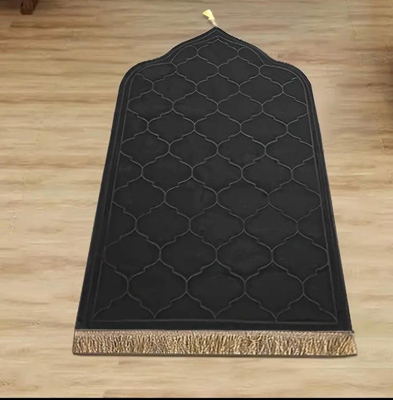 Personalisierte Gebetsmatte mit Namen aus Vinyl | Nikah-Geschenk | Eid-Geschenk | Individuelle Gebetsmatte | Islamisches Geschenk