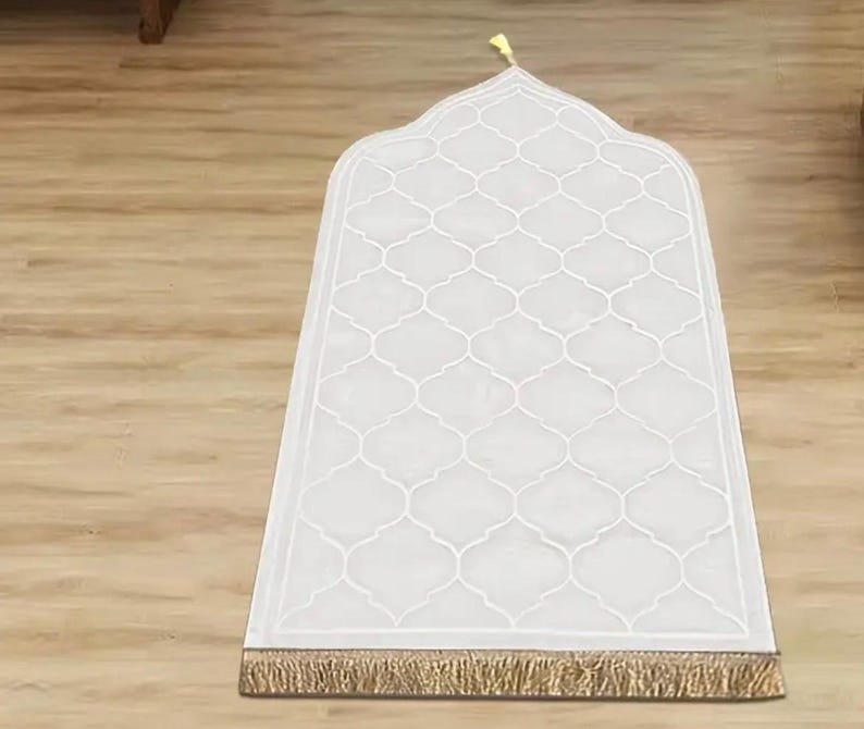 Personalisierte Gebetsmatte mit Namen aus Vinyl | Nikah-Geschenk | Eid-Geschenk | Individuelle Gebetsmatte | Islamisches Geschenk