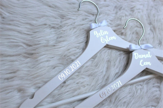 Personalisierter Kleiderbügel | Hochzeit | Verlobung | Geschenk | Trauzeugin | individuell