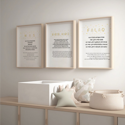 Poster Islam Kinderzimmer Babyzimmer Digitale Datei Leinwand